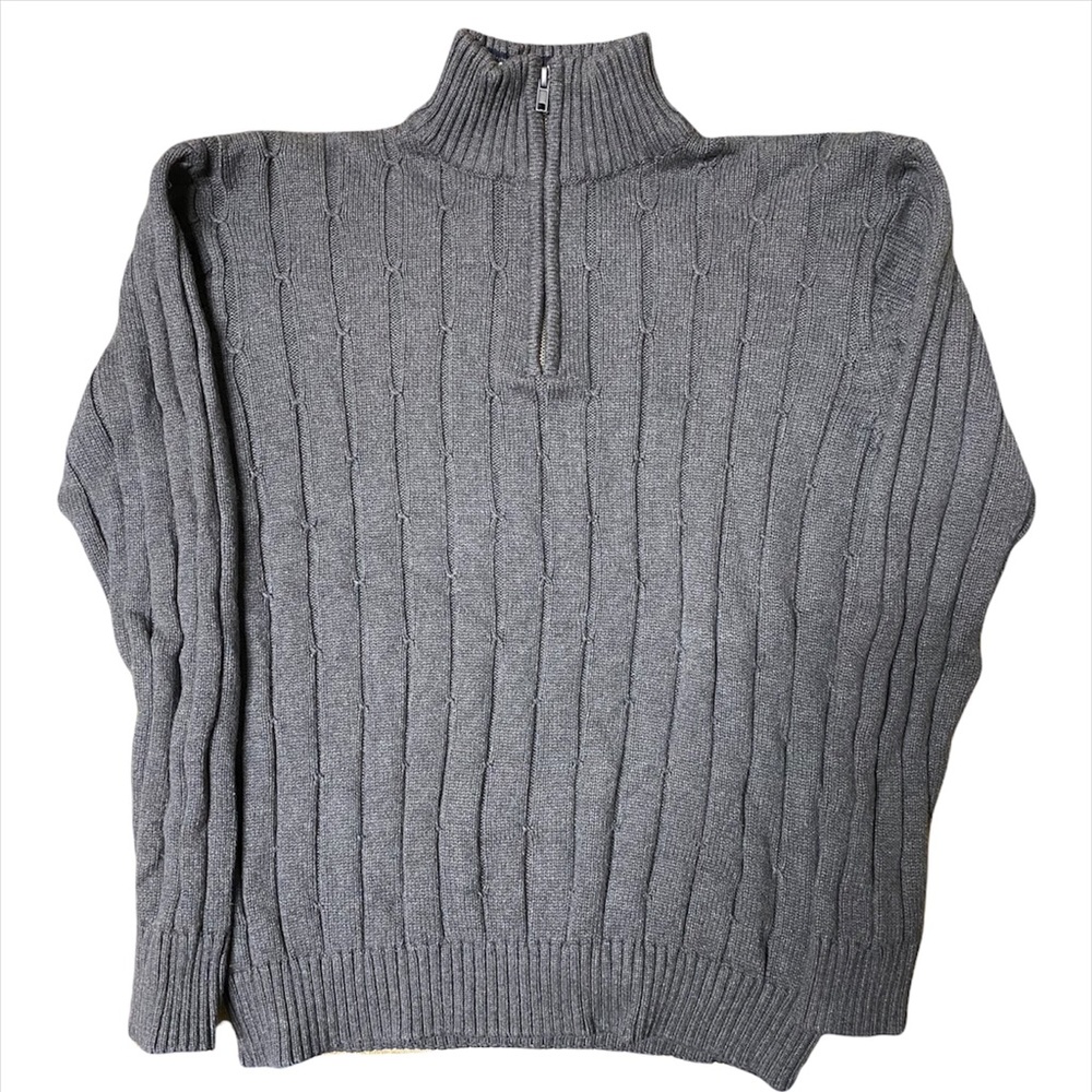 "Oscar De La Renta" Men's Gray Sweater